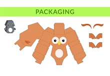 çocuklar için hazır hayvan model maketi şablonu, paper craft model animals
